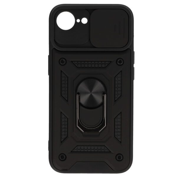 Slide Camera Armor Case for Iphone 16e Black