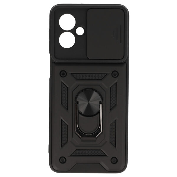 Slide Camera Armor Case for Motorola Moto G55 5G Black