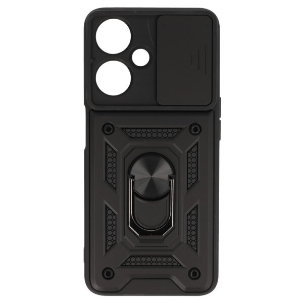 Slide Camera Armor Case for Oppo A59 Black