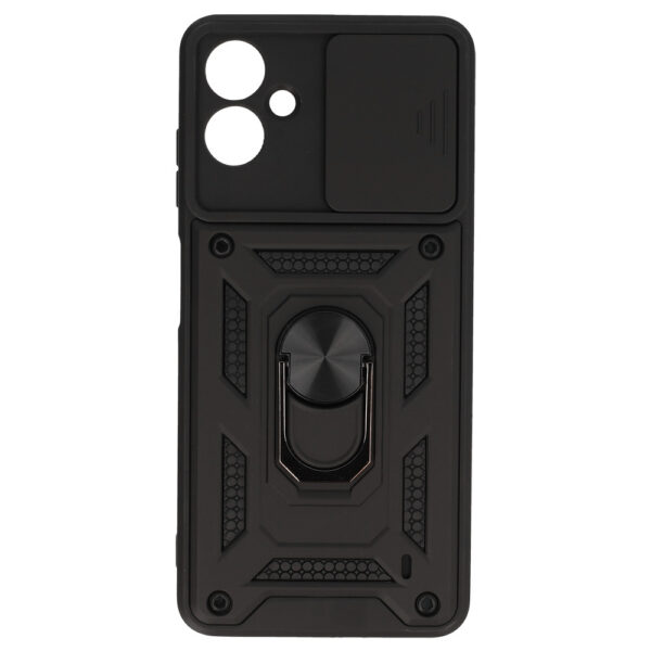 Slide Camera Armor Case for Samsung Galaxy A06 Black