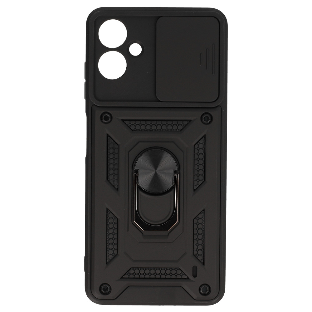 Slide Camera Armor Case for Samsung Galaxy A06 Black