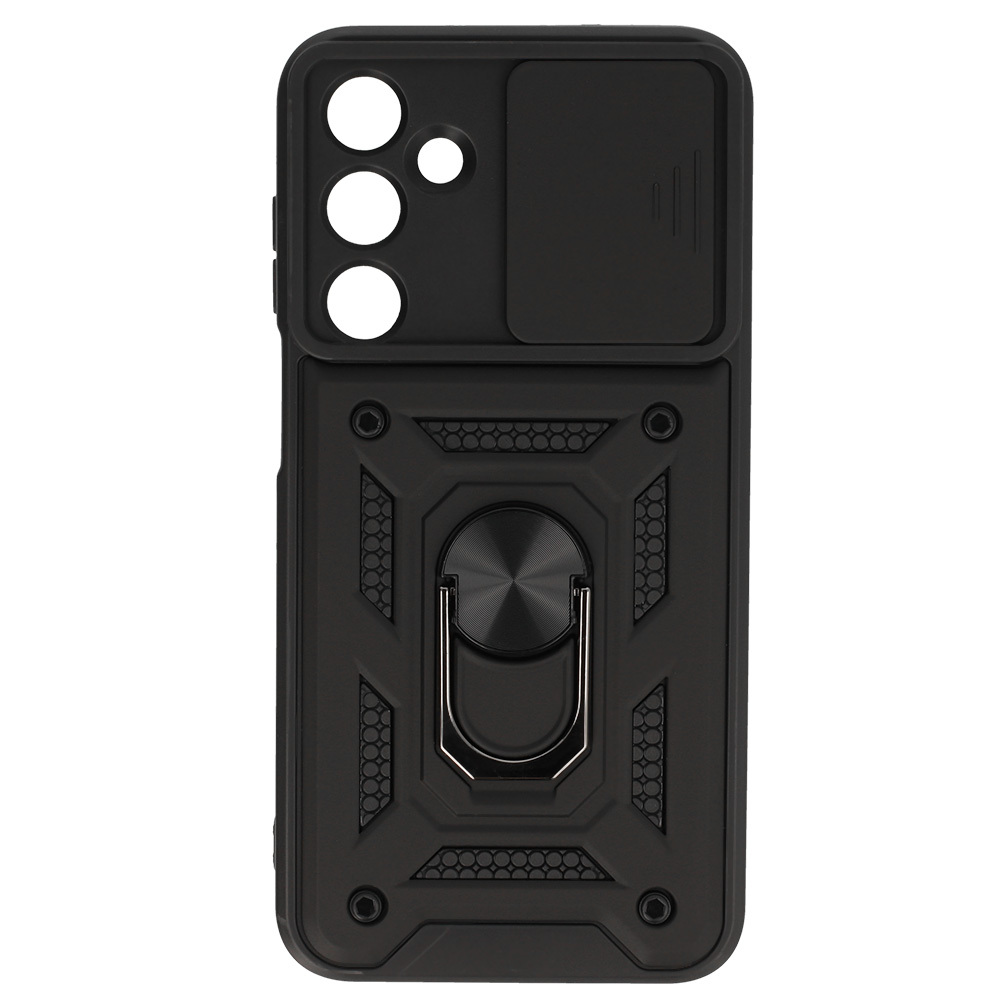 Slide Camera Armor Case for Samsung Galaxy M35 5G Black
