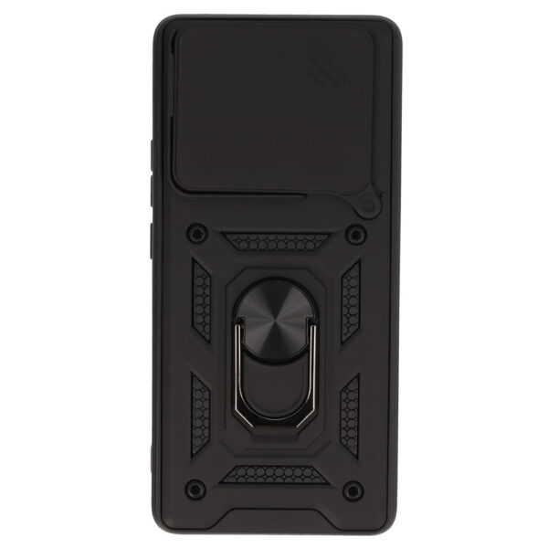Slide Camera Armor Case for Xiaomi Redmi Note 14 Pro 4G Black