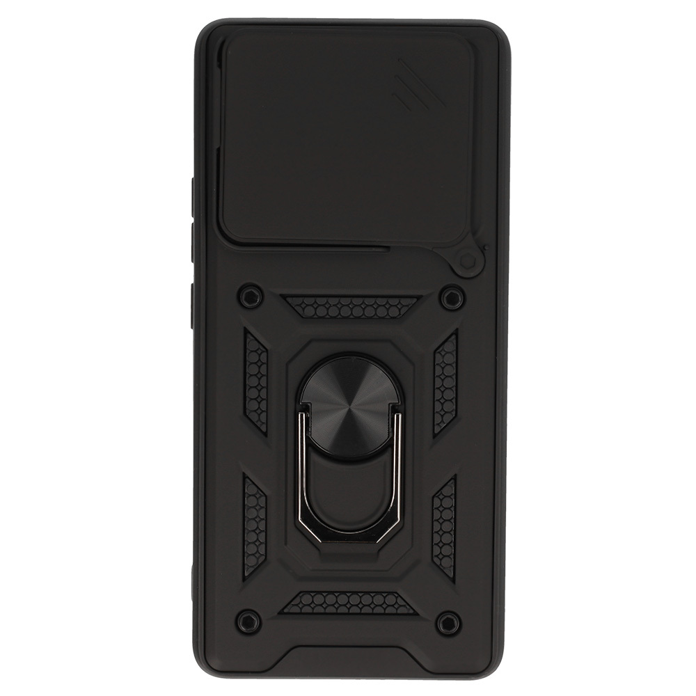 Slide Camera Armor Case for Xiaomi Redmi Note 14 Pro 4G Black