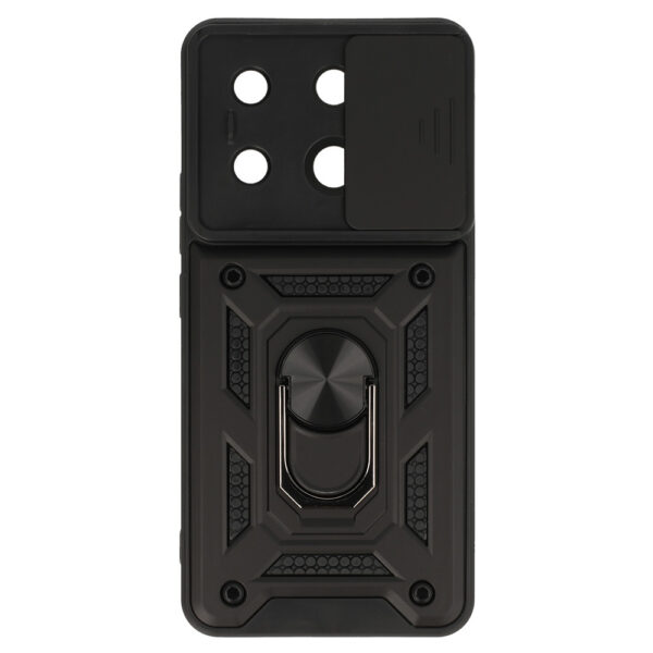 Slide Camera Armor Case for Xiaomi Redmi Note 13 Pro 5G Black
