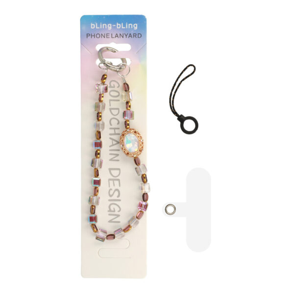Phone pendant GC-BZ1 transparen-gold