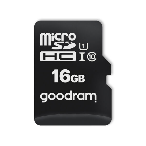 GOODRAM Memory MicroSD Card All in one - 16GB with adapter UHS I CLASS 10 100MB/s + reader