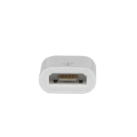 Charger adapter - Micro USB to Lightning - WHITE