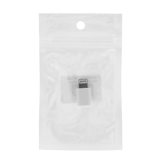 Charger adapter - Micro USB to Lightning - WHITE