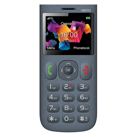 Mobile Phone GSM MAXCOM MM 751 3G BLACK