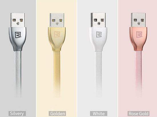 REMAX Cable Laser RC-035i - USB to Lightning  PINK