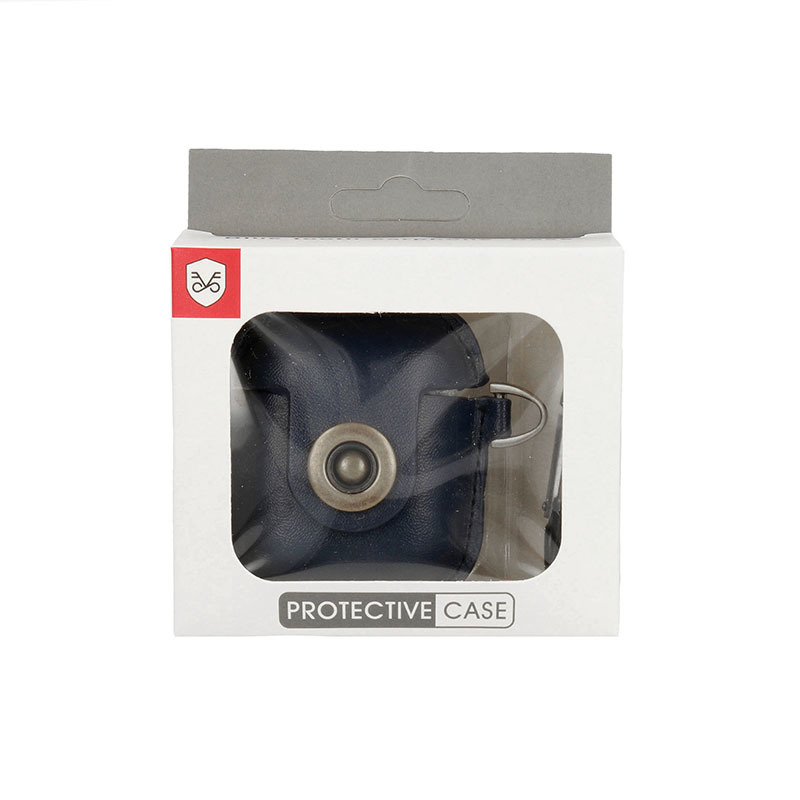 foto_add-44336 Leather Case for Airpods - Navy