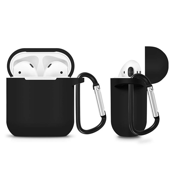 Silicone Case for Airpods Type 1 - Black