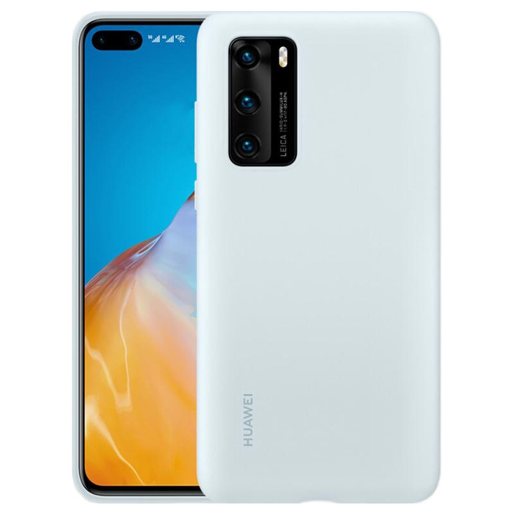 Original Case for Huawei P40 - Silicone Protective Case (51993723) LIGHT BLUE