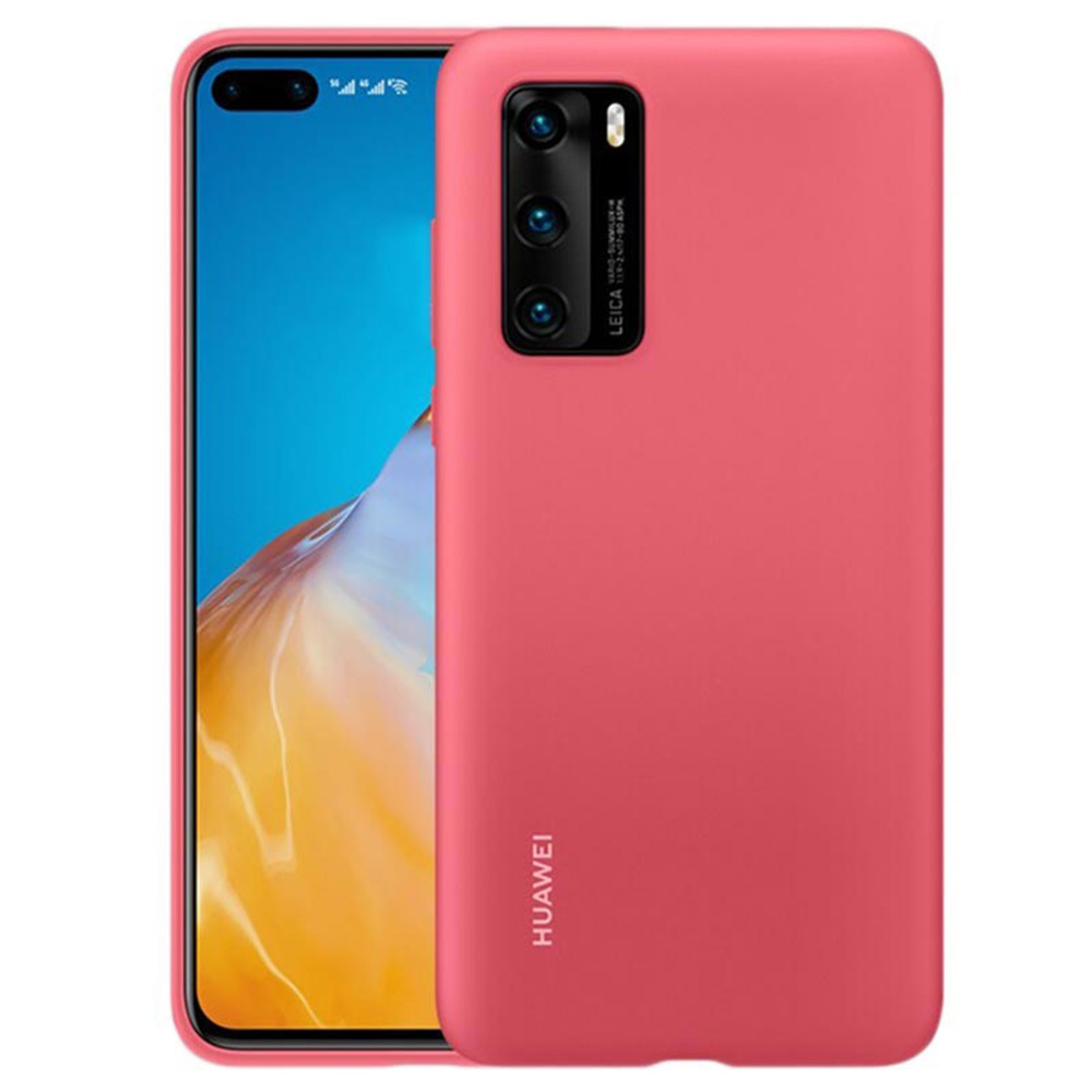 Original Case for Huawei P40 - Silicone Protective Case (51993727) RED