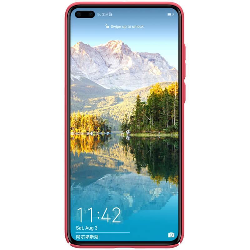 Nillkin Super Frosted Shield Case for Huawei P40 red
