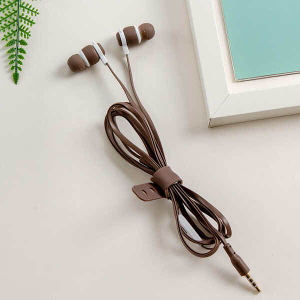 Earphones CASNI - CS-179 with microphone Brown