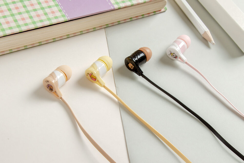Earphones CASNI - CS-180 with microphone Beige