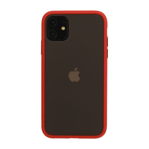Vennus Color Button Bumper for Xiaomi Redmi 9 Red