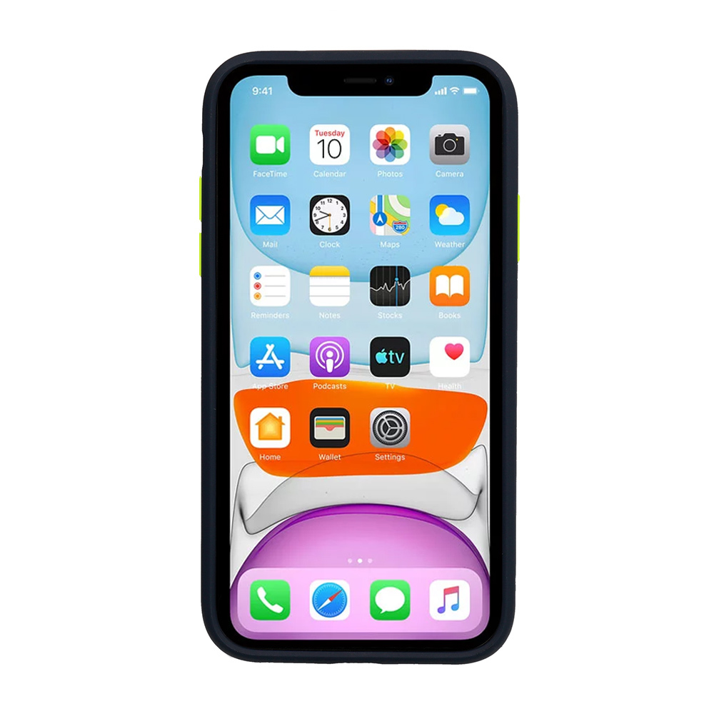 foto_add-52579 Vennus Color Button Bumper for Xiaomi Redmi 9 Navyy
