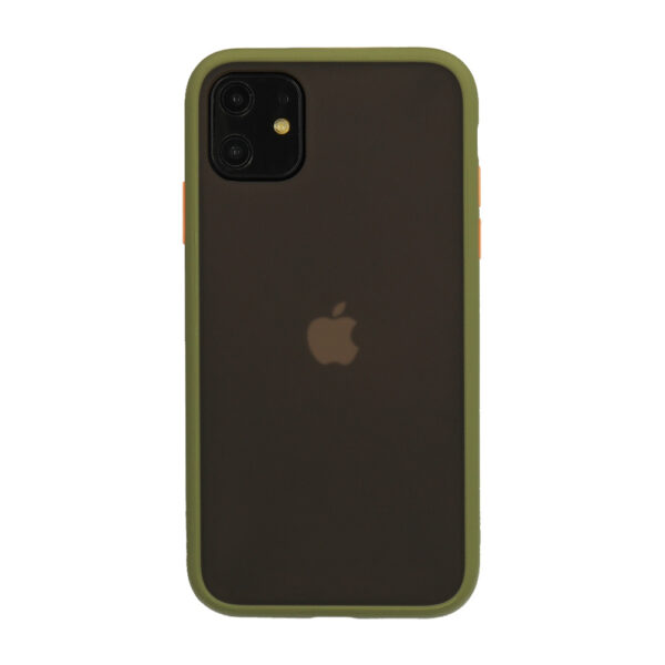 Vennus Color Button Bumper for Xiaomi Redmi 9 Olive