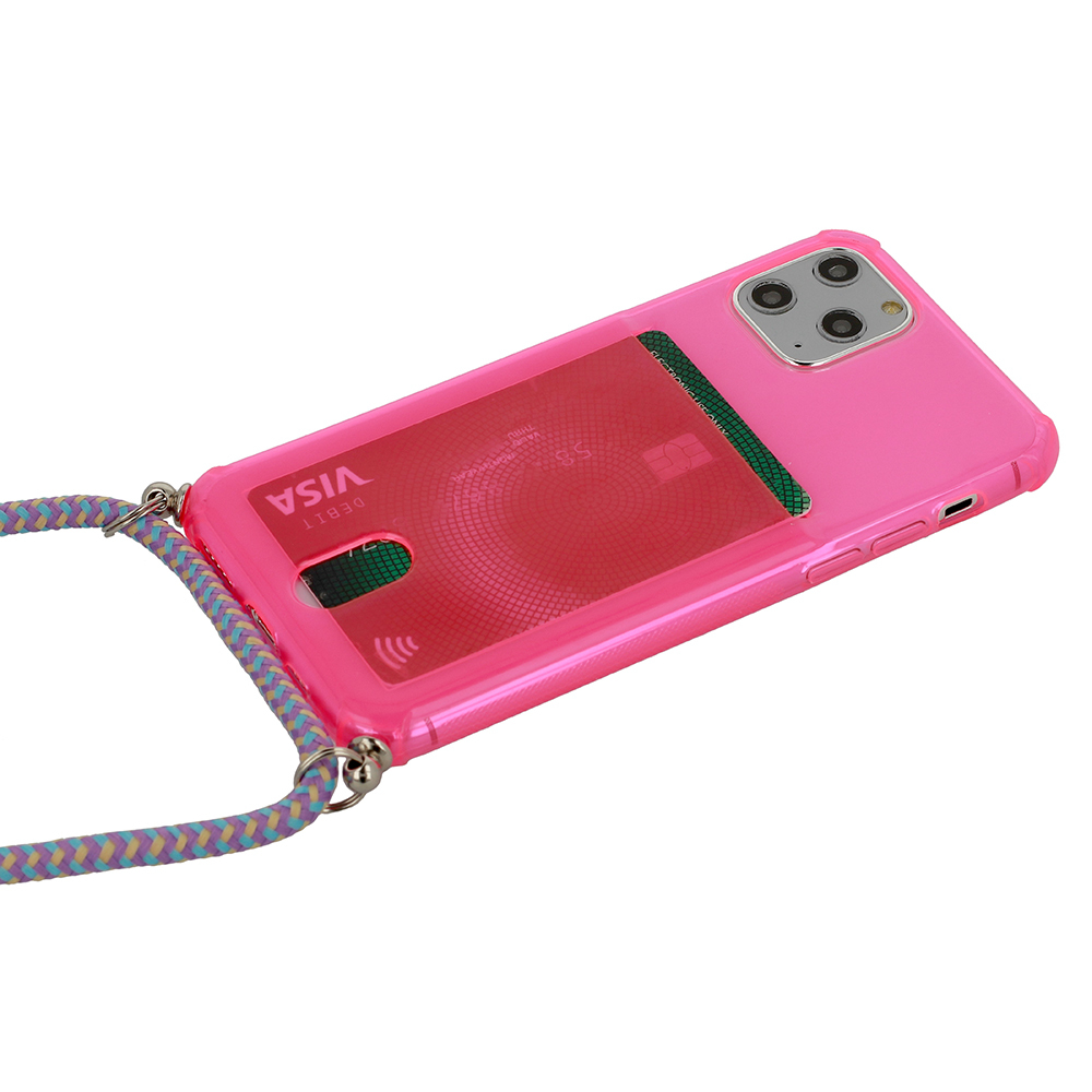 STRAP Fluo Case for Iphone 12/12 Pro Pink