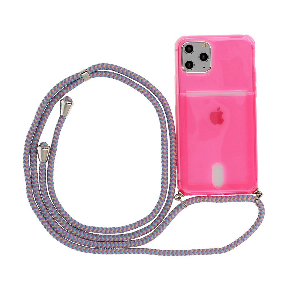 STRAP Fluo Case for Iphone 12/12 Pro Pink