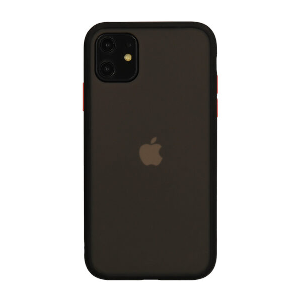 Vennus Color Button Bumper for Samsung Galaxy A20S Black