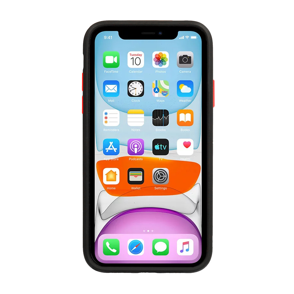 foto_add-66737 Vennus Color Button Bumper for Samsung Galaxy A20S Black