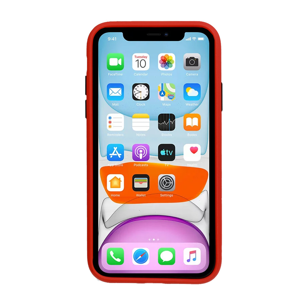 foto_add-66746 Vennus Color Button Bumper for Samsung Galaxy A20S Red