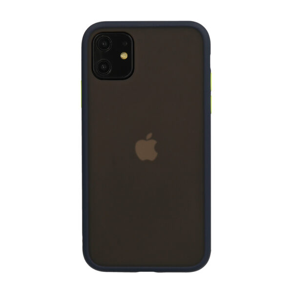 Vennus Color Button Bumper for Samsung Galaxy A20S Navy