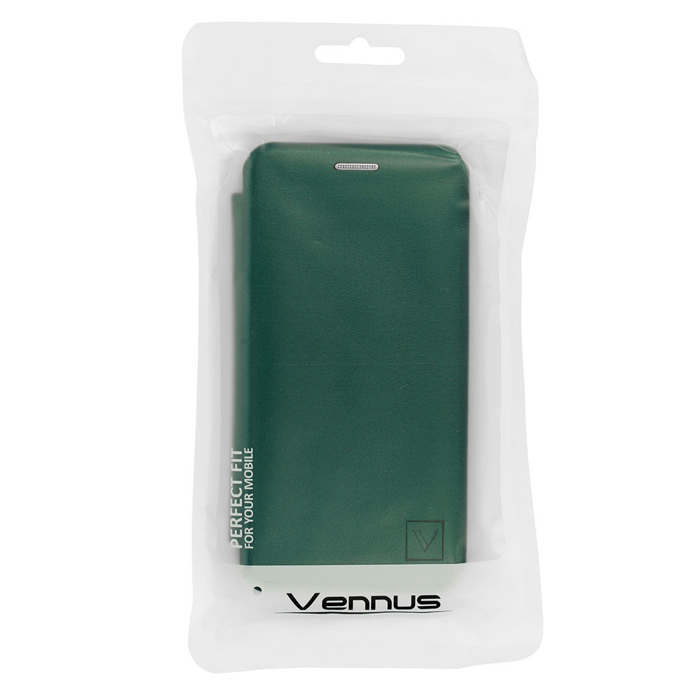 Book Vennus Elegance Case for Iphone 12 Mini dark green