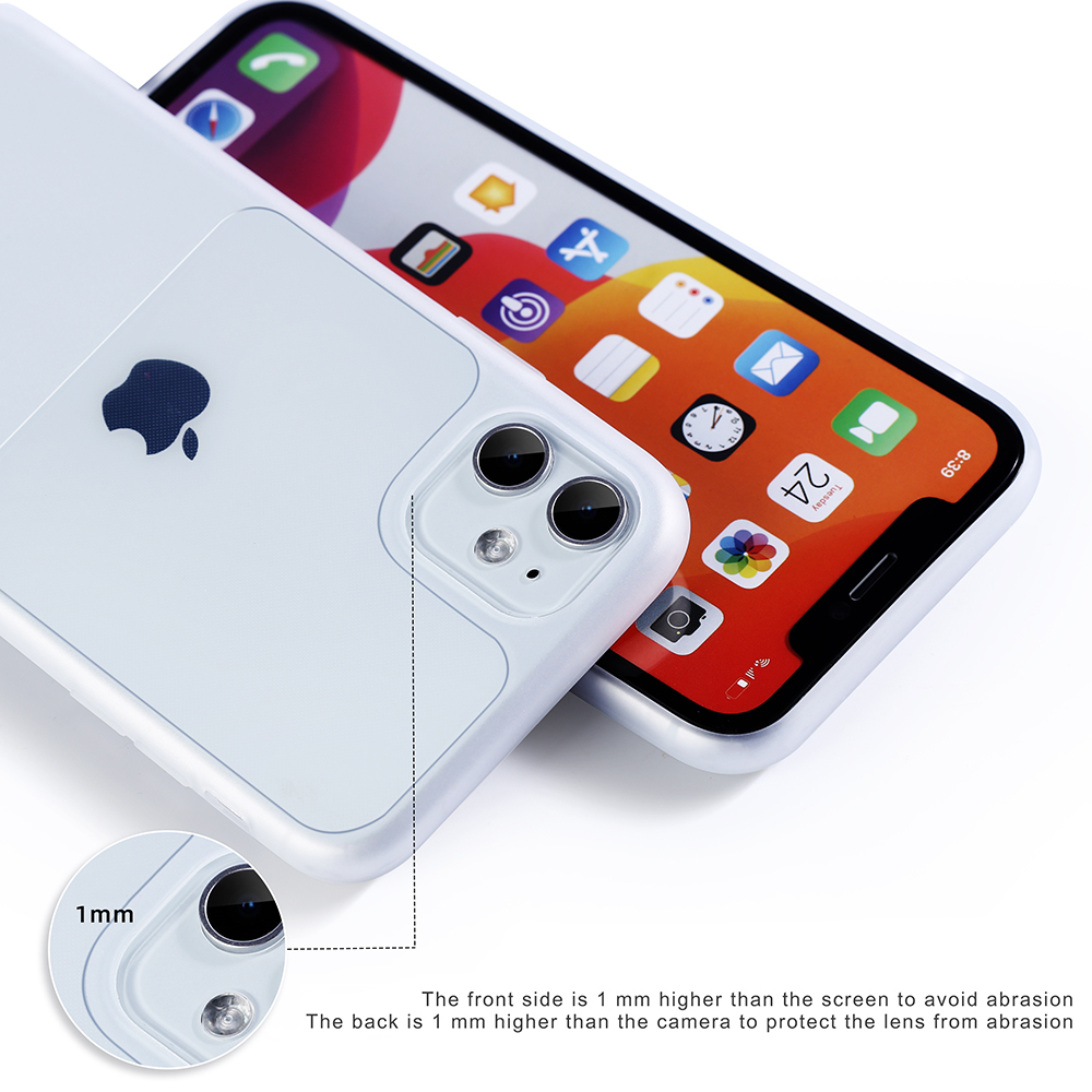 TEL PROTECT Window Case for Iphone 12 Pro Max Black