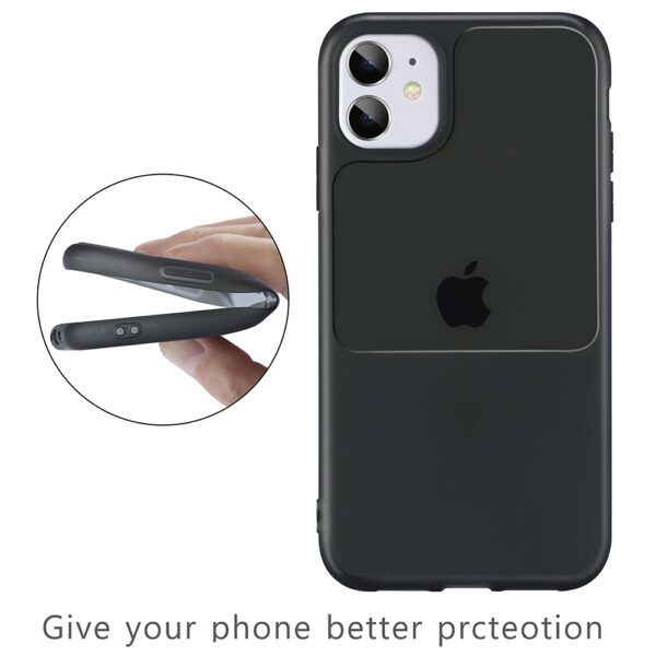 TEL PROTECT Window Case for Iphone 12 Pro Max Black