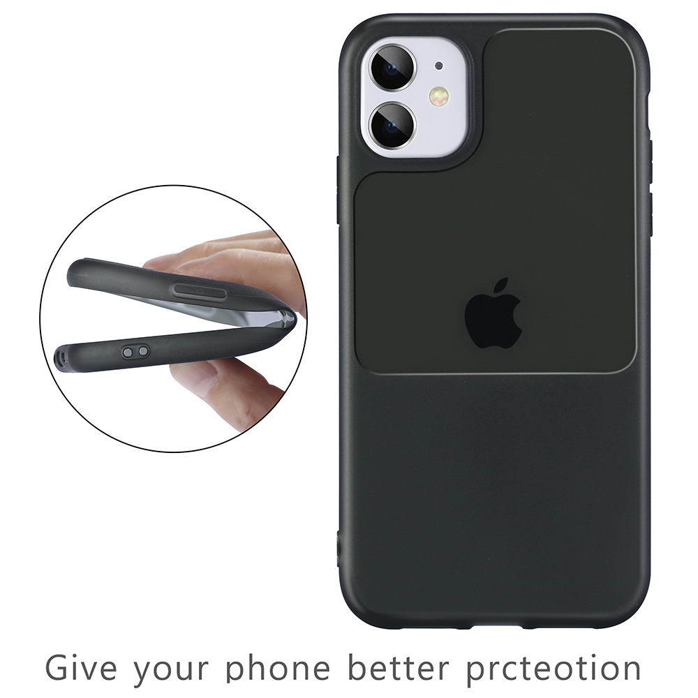 TEL PROTECT Window Case for Iphone 12 Pro Max Black