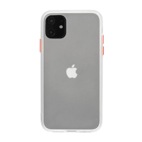 Vennus Color Button Bumper for Samsung Galaxy S21 Ultra Transparent