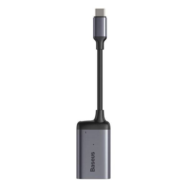 Baseus Adapter HUB - Type C to VGA + Type C PD - (CAHUB-O0G) dark grey