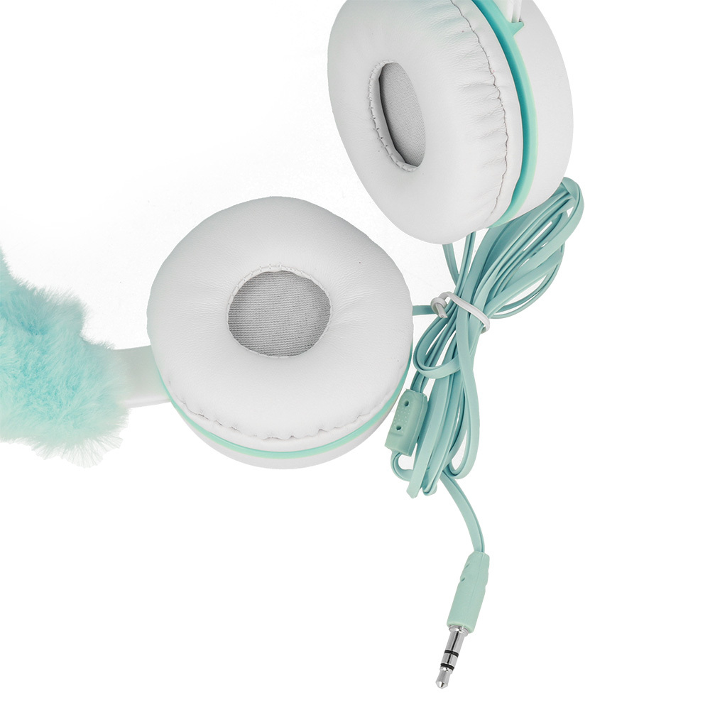 GJBY headphones - Plush RABBIT Pink