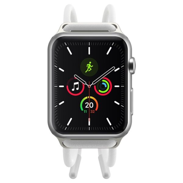 Baseus Adjustable sports strap Let`s Go for Apple Watch 3/4/5/6/SE 38/40mm (LBAPWA4-A24) White-pink
