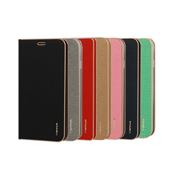 Vennus Book Case with frame for Samsung Galaxy S21 FE black