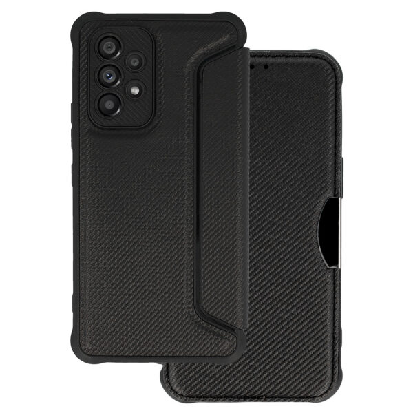 Razor Carbon Book Case for Samsung Galaxy A36 5G black