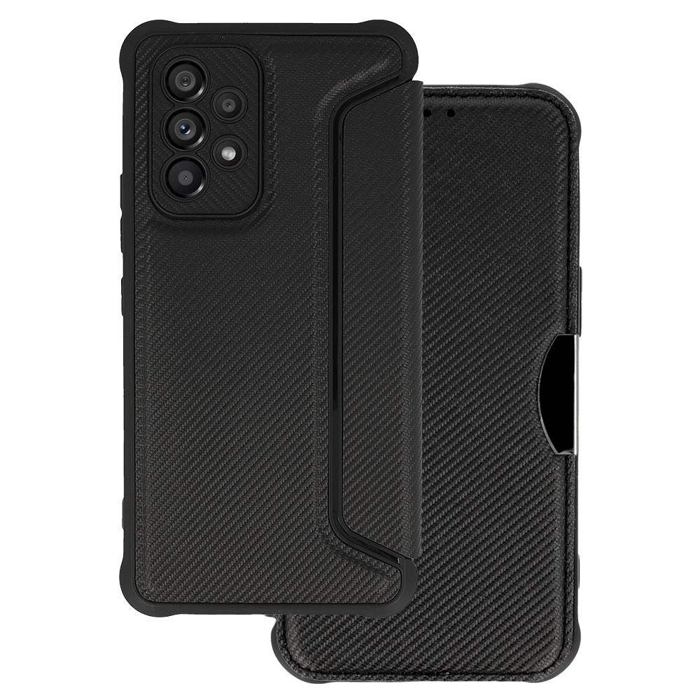 Razor Carbon Book Case for Samsung Galaxy A36 5G black