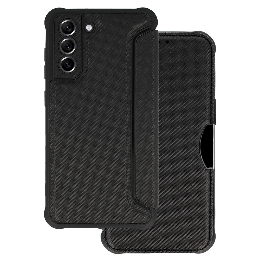 Razor Carbon Book Case for Samsung Galaxy S25 black