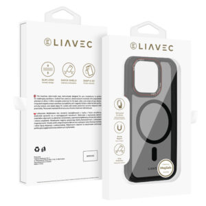 Liavec Hybrid Smoke Magsafe Case for Iphone 16 Pro Max