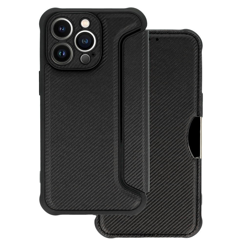 Razor Carbon Book Case for Samsung Galaxy A26 5G black