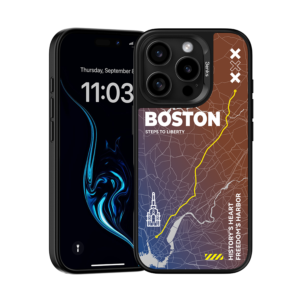 Benks Dynamic City Boston Case for Iphone 16 Pro