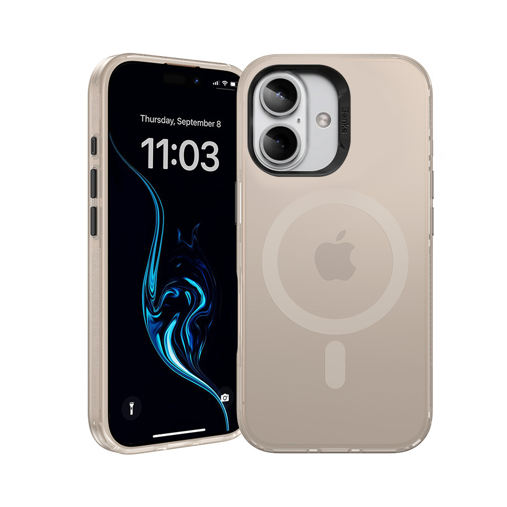 Benks Magnetic Lucid Armor Case (0063) for Iphone 16 gold