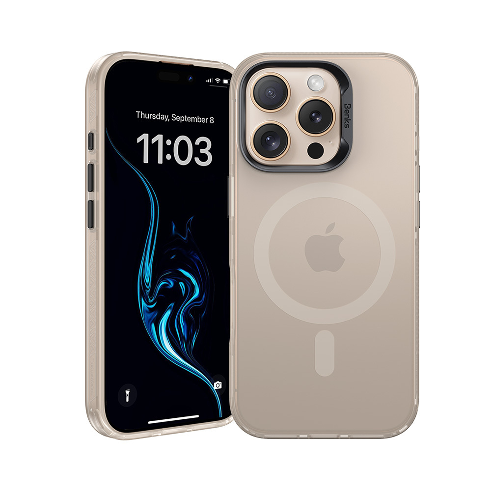 Benks Magnetic Lucid Armor Case (0065) for Iphone 16 Pro gold
