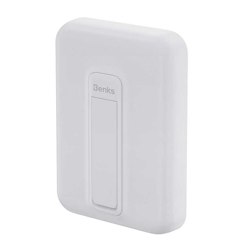 Benks Power bank 6000mAh MP09 - Type C - magnetic with induction charging white