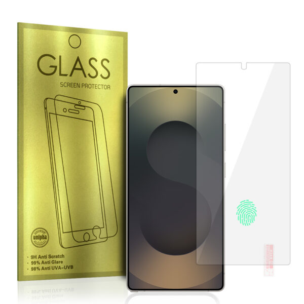 Tempered Glass Gold for SAMSUNG GALAXY S25 ULTRA (with fingerprint unlock)